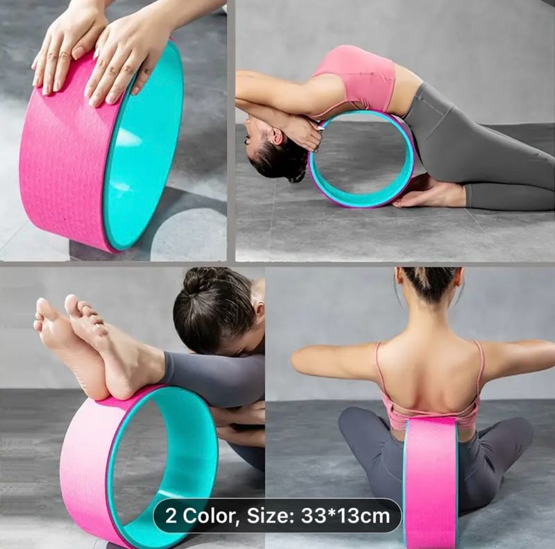 Yoga Wheel, Back Bending Artifact, Massage Roller Pilates, Yoga Circle