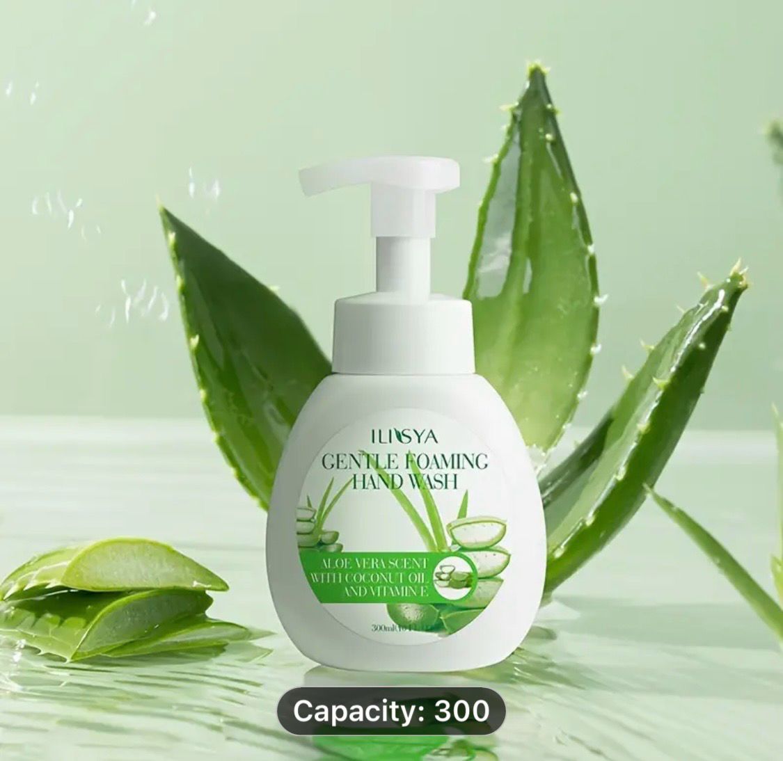 Aloe Vera Hand Sanitizer, Moisturizing And Refreshing, 12-Hour Lasting Fragrance, Gentle Skin Care, Coconut Oil Flavoring, Portable Press Bottle, Daily Necessities, Large Cans And Durable, Essential f