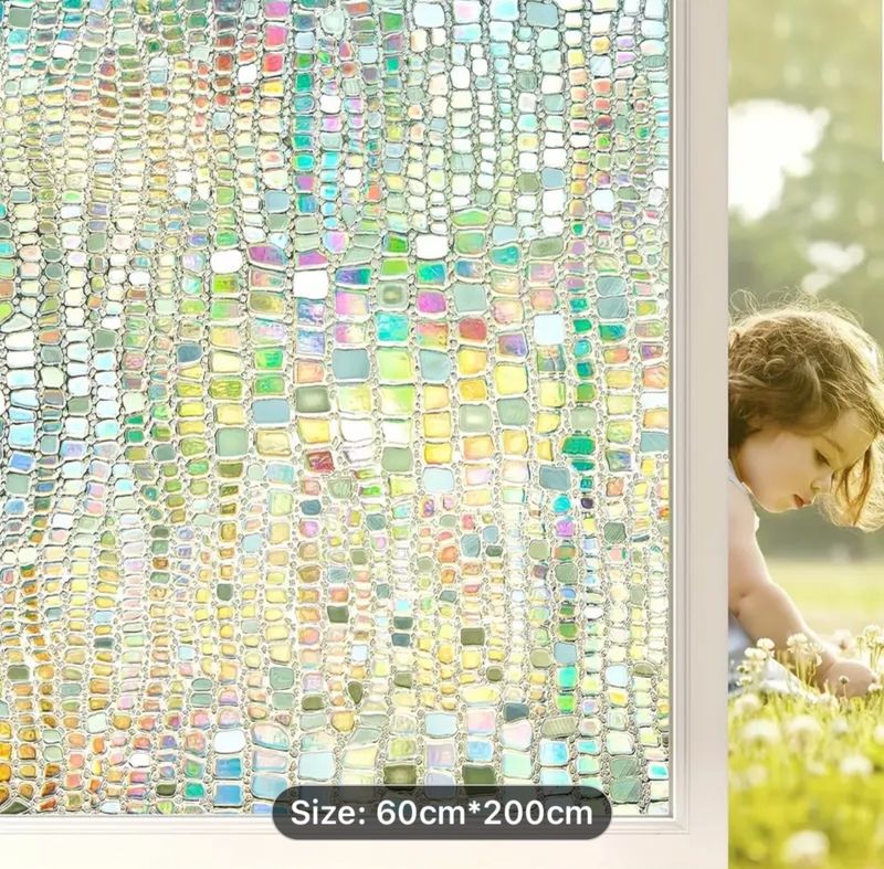 Crocodile Pattern Self-Adhesive PVC Window Film - UV Protection, Waterproof & Moisture-Resistant, Easy Apply for Bathroom & Living Room Decor, 59.94cmx78.7 Crocodile Pattern Self-Adhesive PVC Window Film - UV Protection, Waterproof & Moisture-Resistant, Easy Apply for Bathroom & Living Room Decor, 59.94cmx78.7