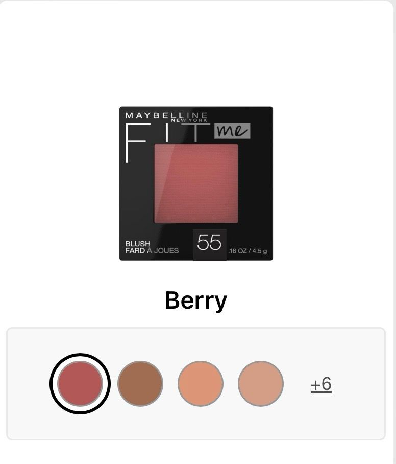 MAYBELLINE FIT ME BLUSH Tone-enhancing color for a naturally blushed look.