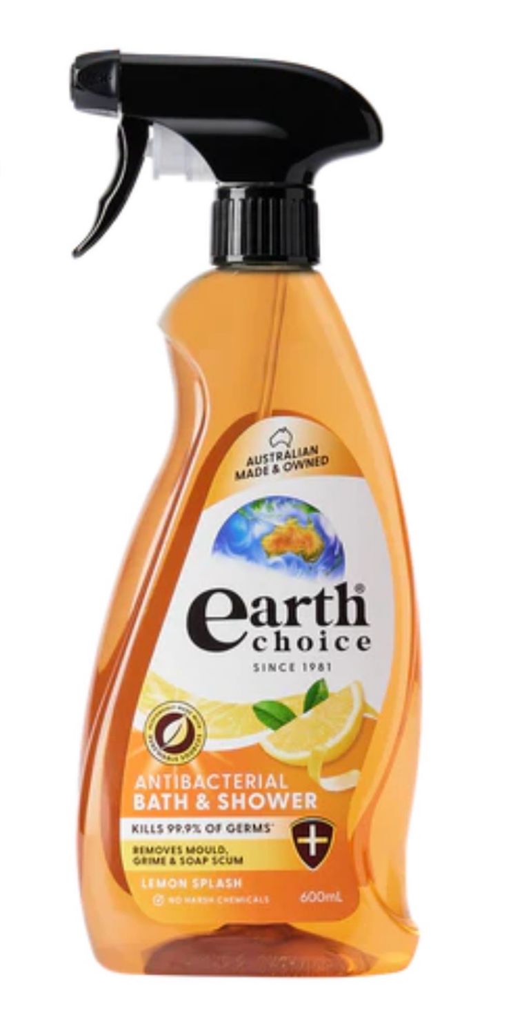 Earth Choice Antibacterial Bathroom & Shower Cleaner 600ml