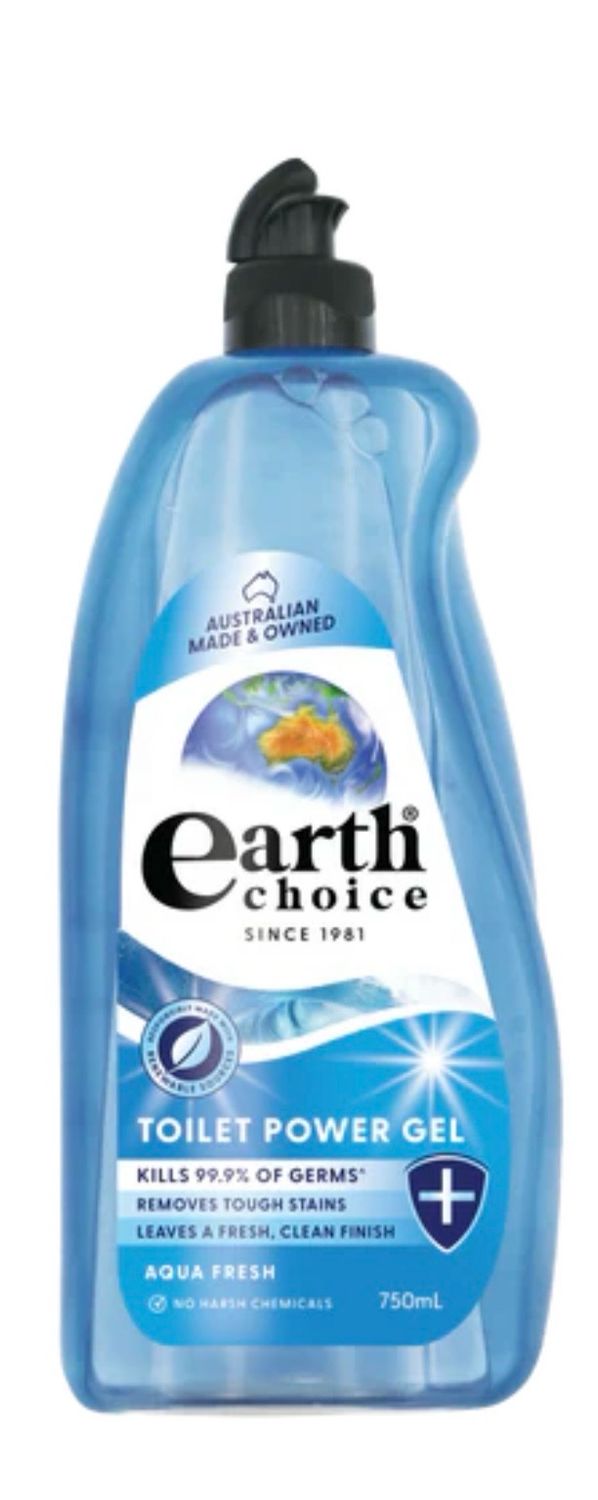 Earths Choice  Toilet Gel Aqua Fresh 750ml