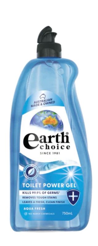 Earths Choice  Toilet Gel Aqua Fresh 750ml