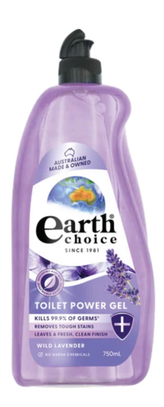 Earth Choice Toilet Gel Wild Lavender 750ml