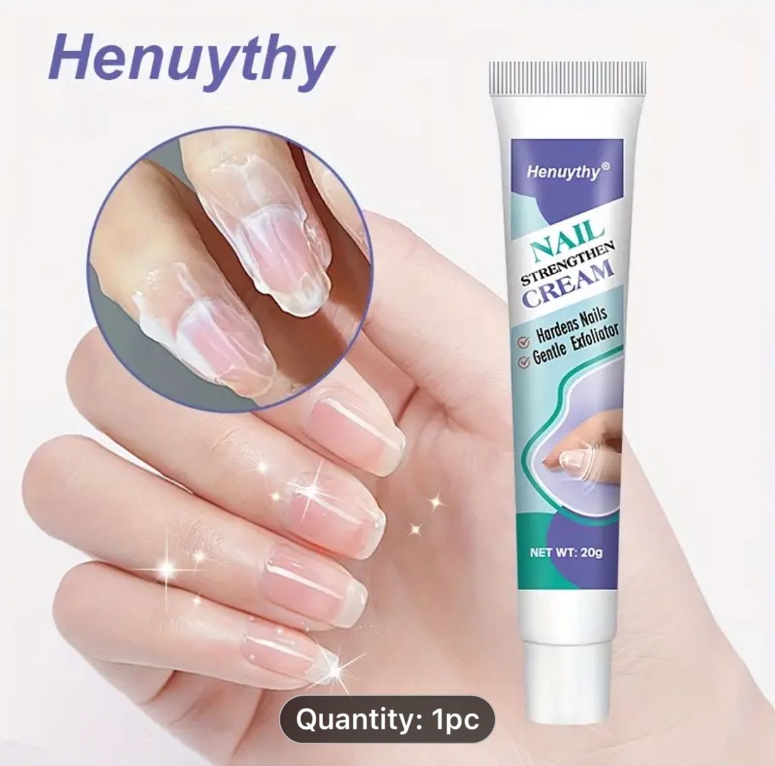 Nail Strengthening Cream - Vitamin C Enriched, Hypoallergenic, Moisturizes & Softens Cuticles, Smooths Edges for Stronger, Protected Nails