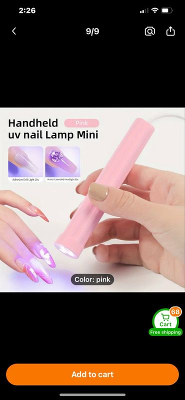 Portable Nail Curing Lamp Mini - Handheld LED Gel Polish Dryer, Quick-Dry Nail Light with Direct Plug-in Design, USB Powered Unscented Nail Art Lamp, Cordless Adhesive Drill and Armor Cure Light, UV Portable Nail Curing Lamp Mini - Handheld LED Gel Polish Dryer, Quick-Dry Nail Light with Direct Plug-in Design, USB Powered Unscented Nail Art Lamp, Cordless Adhesive Drill and Armor Cure Light, UV