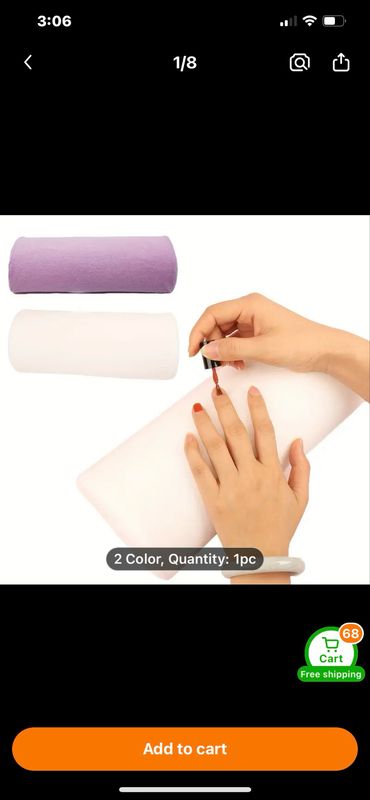 Professional Nail Art Arm Rest, Soft Sponge Pillow Handrest, Nail Salon Manicure Table Cushion, Durable Heart Leather Palm Support, Essential Nail Technician Desk Accessory - 1pc Professional Nail Art Arm Rest, Soft Sponge Pillow Handrest, Nail Salon Manicure Table Cushion, Durable Heart Leather Palm Support, Essential Nail Technician Desk Accessory - 1pc