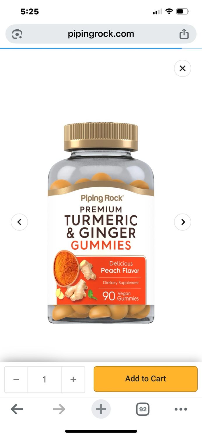 Turmeric Ginger Gummies