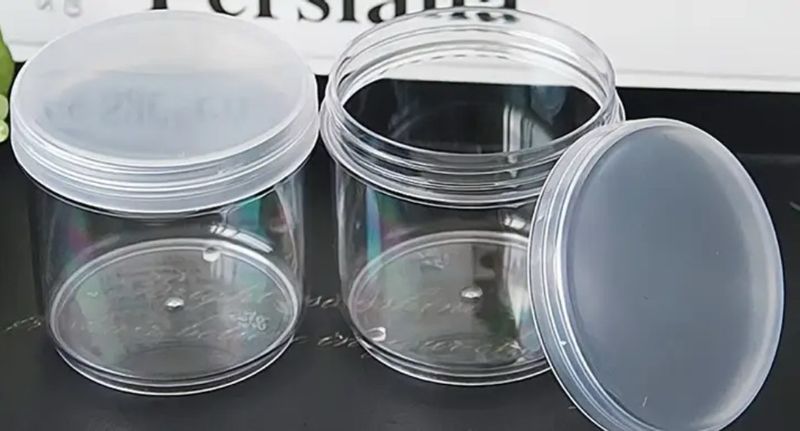 Plastic container, 1pc 4oz Clear Storage Containers with Lid - Reusable, Round Mason Jar for Edible cup, Cookie cup, sustainable Coffee Cup, Biscuit Cup. Plastic container, 1pc 4oz Clear Storage Containers with Lid - Reusable, Round Mason Jar for Edible cup, Cookie cup, sustainable Coffee Cup, Biscuit Cup.