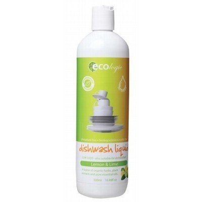 ECOLOGIC Lemon & Lime Dishwash Liquid 500ml