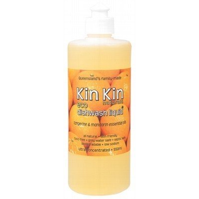KIN KIN NATURALS Tangerine Dishwash Liquid 550ml
