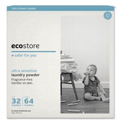 ECOSTORE Laundry Powder Ultra Sensitive (Fragrance Free) 1kg
