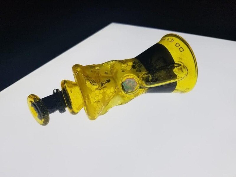 Custom Dabber Jaws Klien Dab Rig with OG Bubble Cap + Dab Shovel