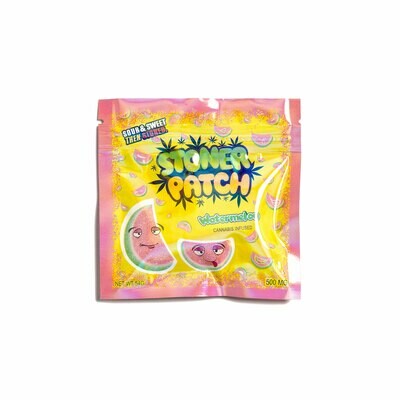 500mg THC Infused Stoner Patch Gummies - Watermelon 500mg THC Infused Stoner Patch Gummies - Watermelon