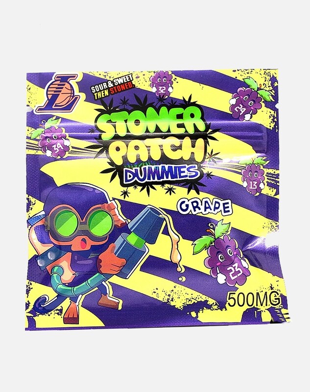 500mg THC Infused Stoner Patch Gummies - Grape 500mg THC Infused Stoner Patch Gummies - Grape