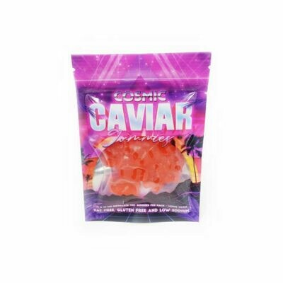100mg THC Infused Cosmic Caviar Gummies - Cherry 100mg THC Infused Cosmic Caviar Gummies - Cherry
