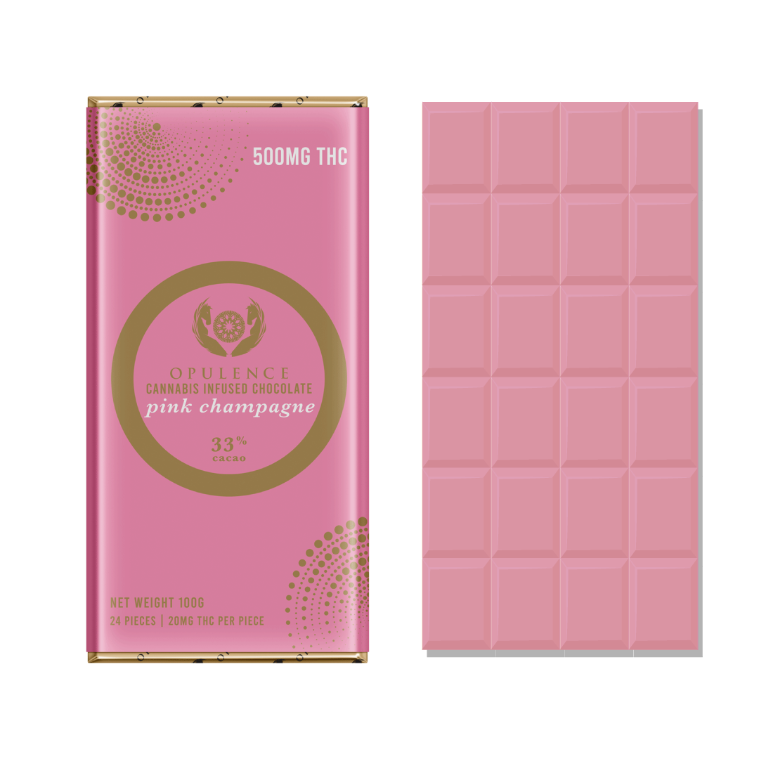 OPULENCE THC BAR - PINK CHAMPAGNE 500MG THC