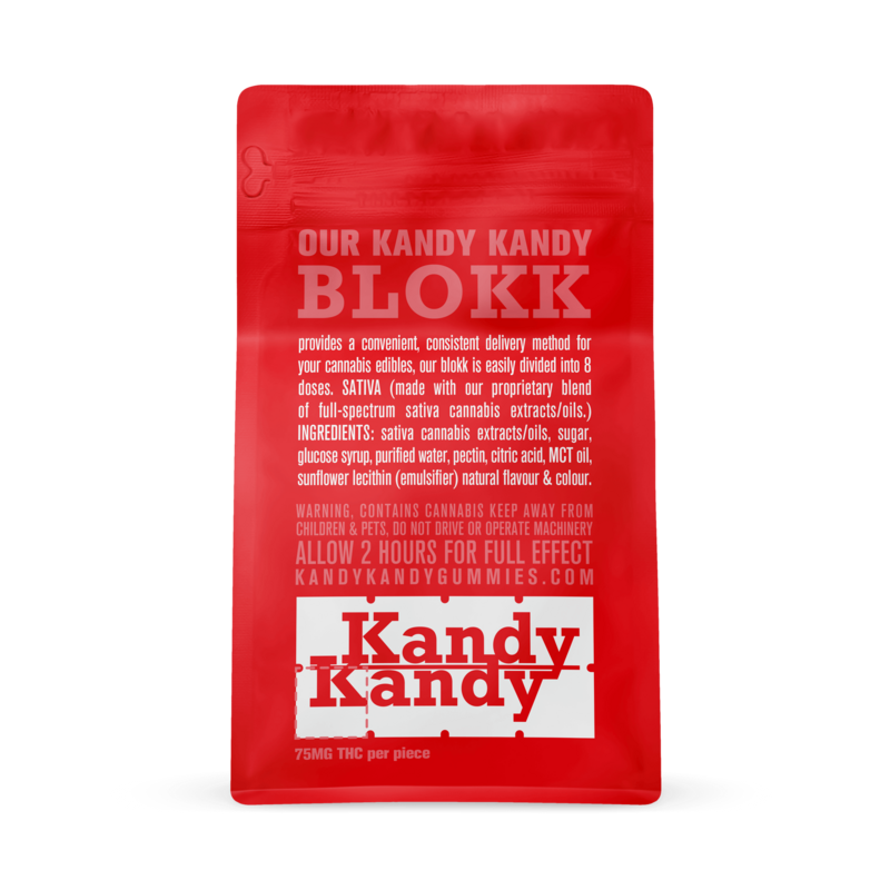 KANDY KANDY - BLOKK SATIVA GUMMIES 600MG