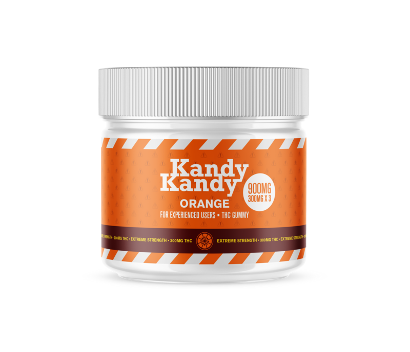 KANDY KANDY - HIGH DOSE ORANGE GUMMIES 900MG