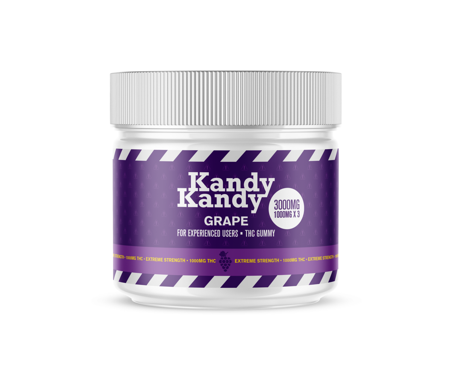 KANDY KANDY - HIGH DOSE GRAPE GUMMIES 3000MG
