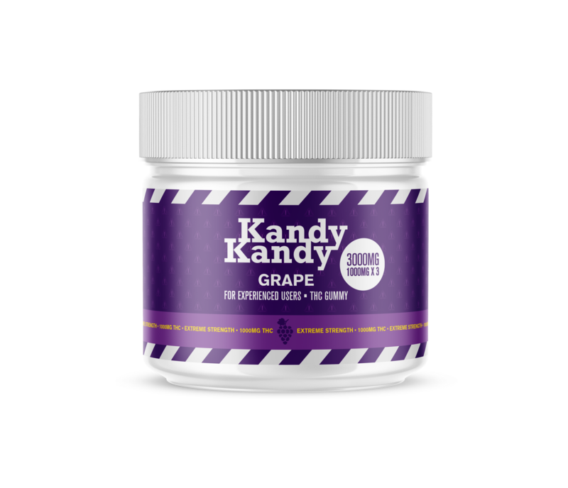 KANDY KANDY - HIGH DOSE GRAPE GUMMIES 3000MG