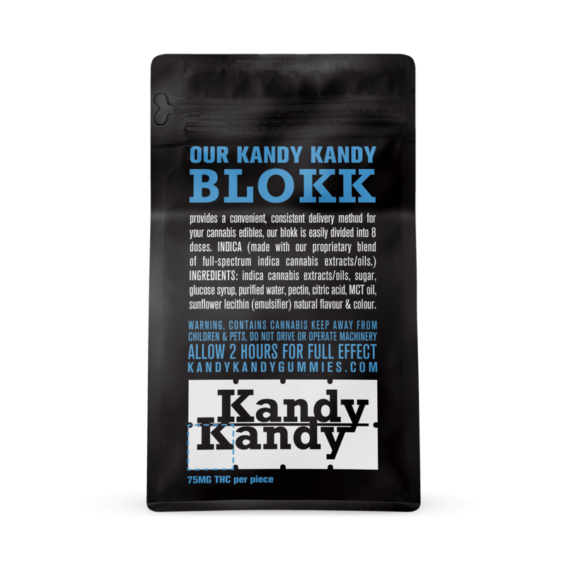 KANDY KANDY - BLOKK INDICA GUMMIES 600MG