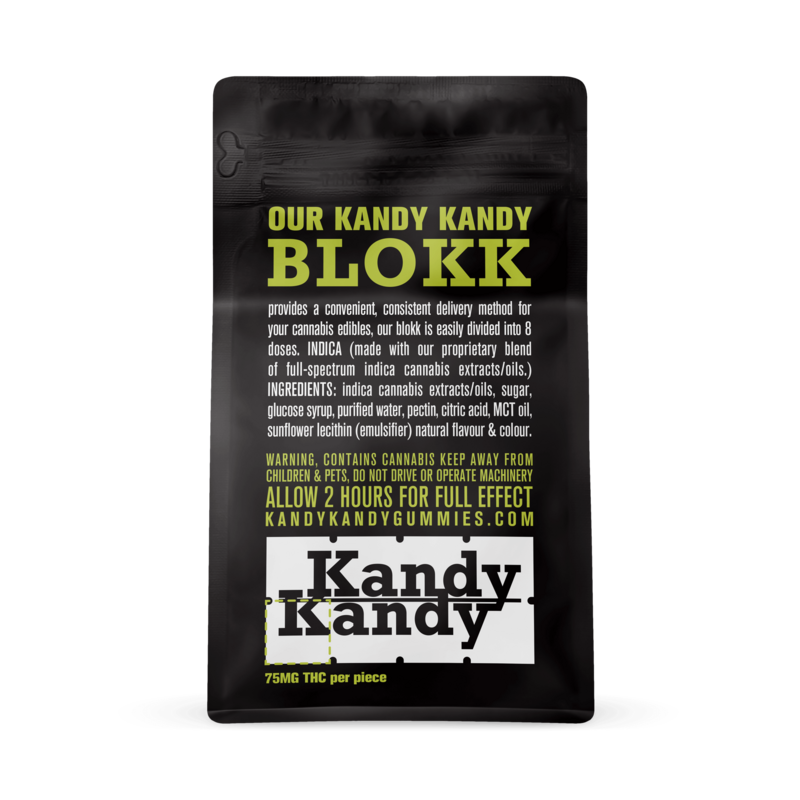 KANDY KANDY - BLOKK INDICA GUMMIES 600MG