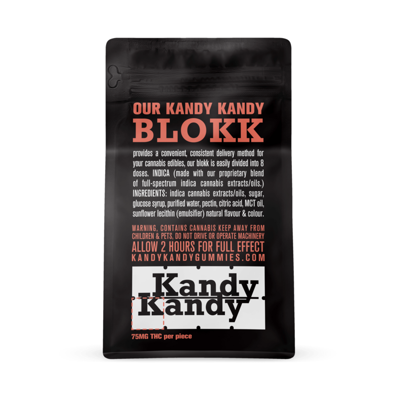 KANDY KANDY - BLOKK INDICA GUMMIES 600MG