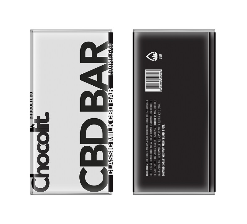 10 X CHOCOLIT - CLASSIC MILK CBD BAR 500MG