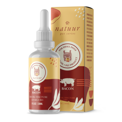 NATUUR CBD PET TINCTURE 125MG - BACON FLAVOUR FOR SMALL DOGS