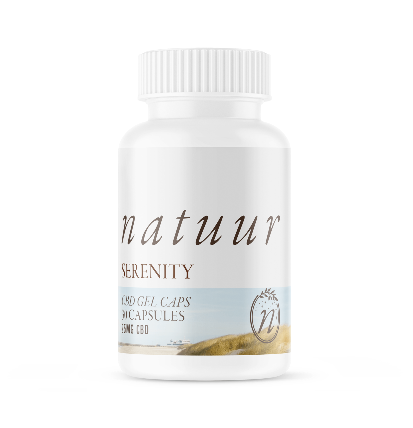 NATUUR CBD GEL CAPS - FULL SPECTRUM 25MG SERENITY