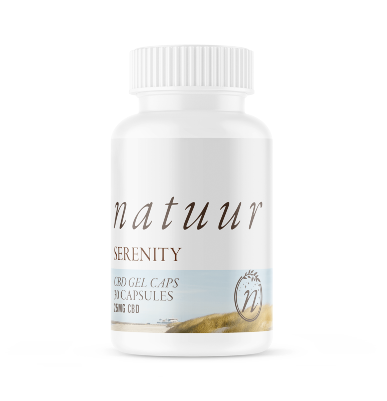 NATUUR CBD GEL CAPS - FULL SPECTRUM 25MG SERENITY