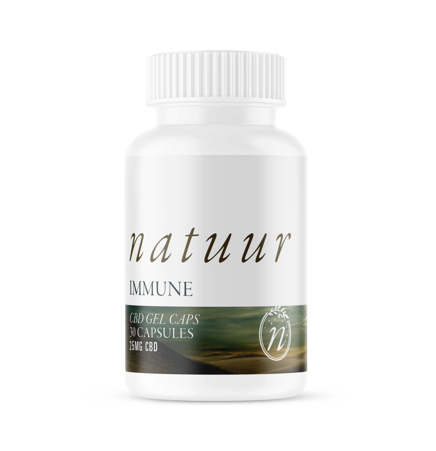 NATUUR CBD GEL CAPS - FULL SPECTRUM 25MG IMMUNE
