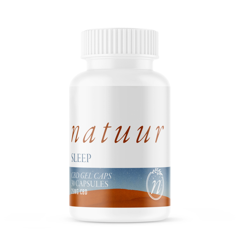 10 X NATUUR CBD GEL CAPS - FULL SPECTRUM 25MG SLEEP