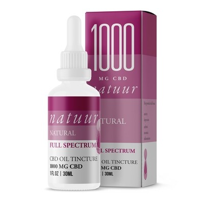 NATUUR CBD TINCTURE - FULL SPECTRUM 1000MG