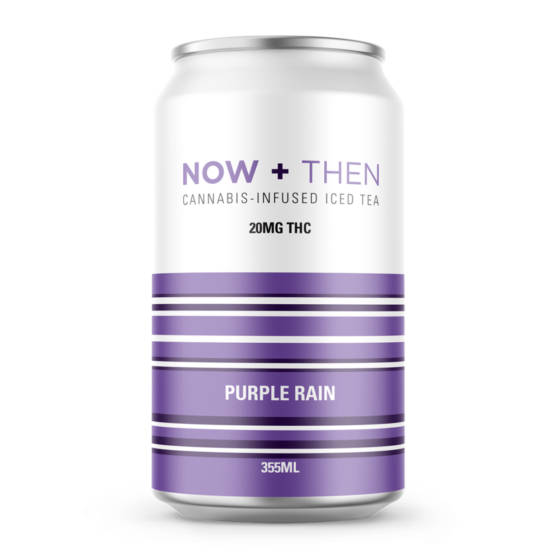 NOW + THEN BEVERAGES 20MG THC - PURPLE RAIN