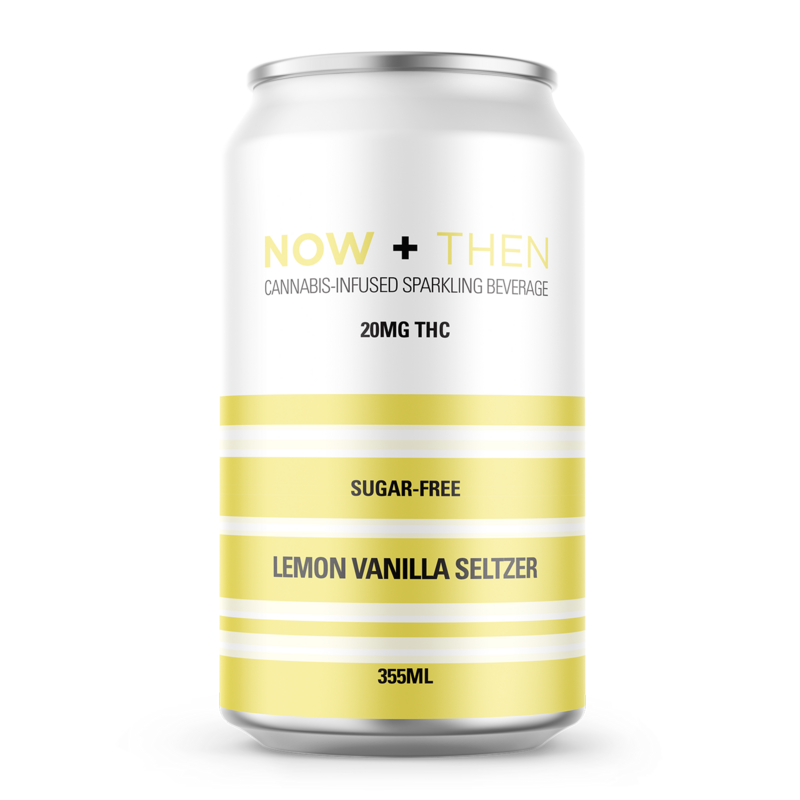NOW + THEN BEVERAGES 20MG THC - LEMON VANILLA