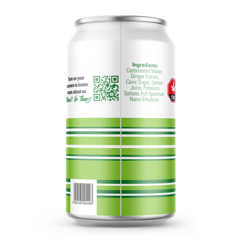 NOW + THEN BEVERAGES 20MG THC - GINGER ALE