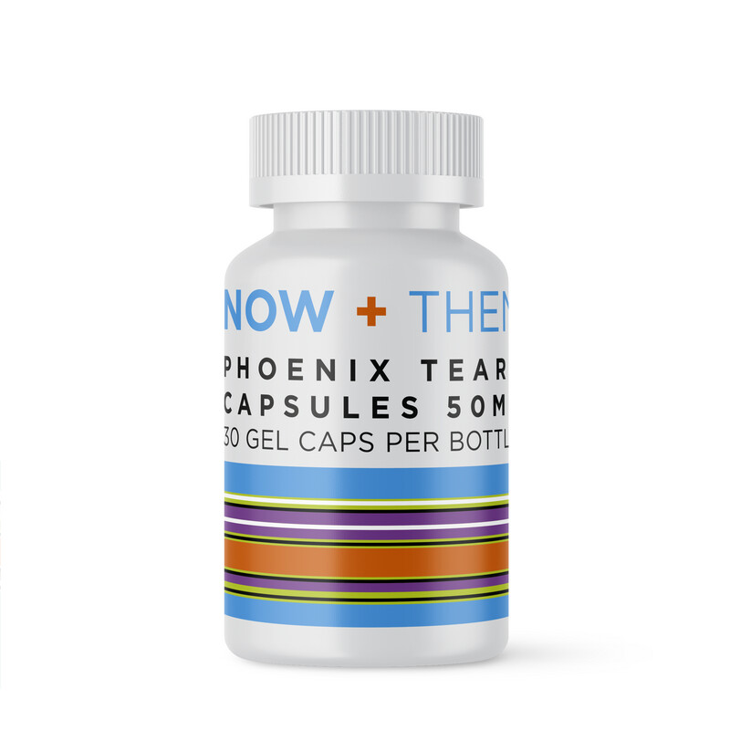 NOW + THEN PHOENIX TEARS CAPSULES 50MG THC