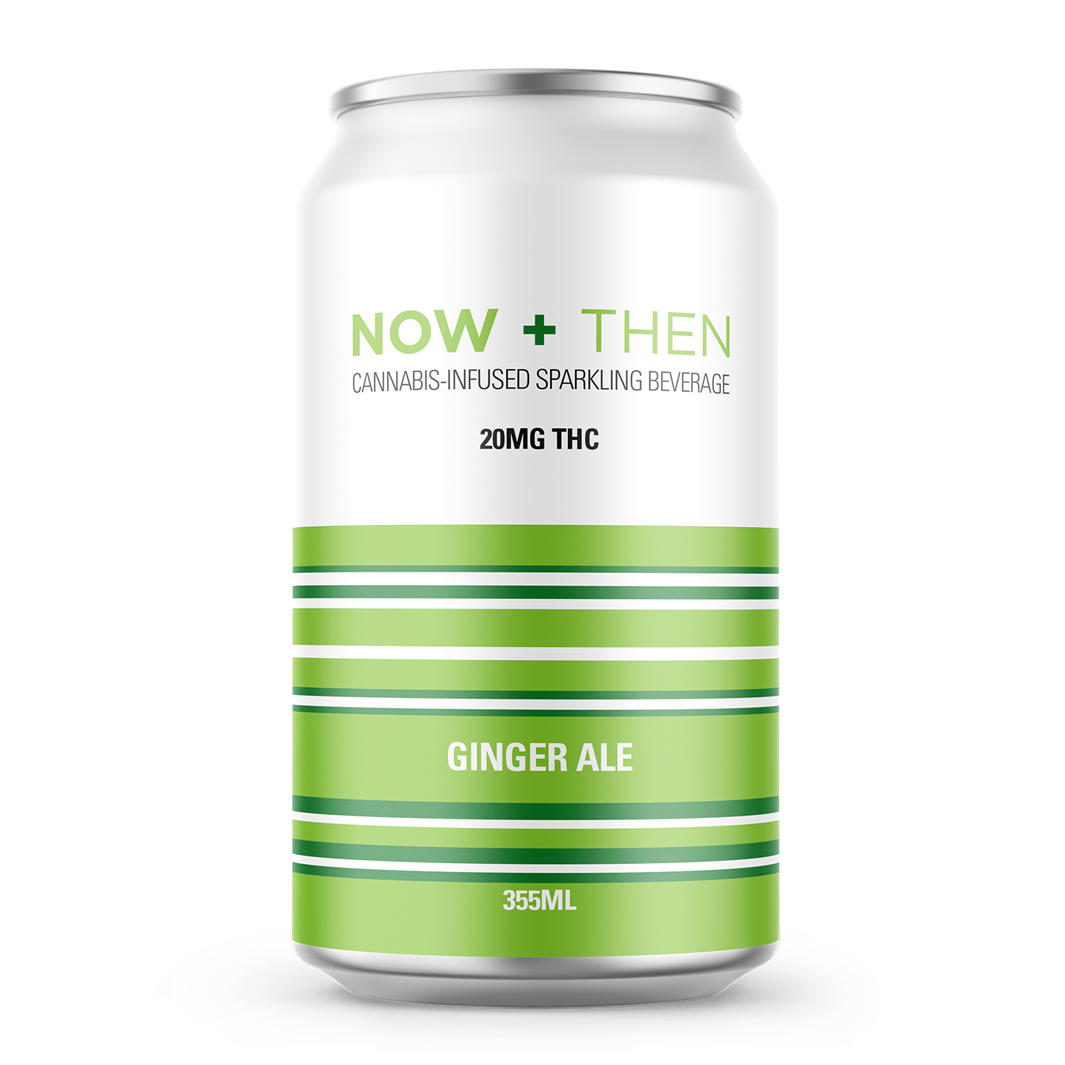 NOW + THEN BEVERAGES 20MG THC - GINGER ALE