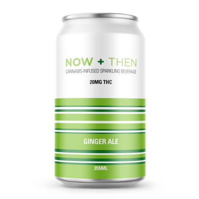 NOW + THEN BEVERAGES 20MG THC - GINGER ALE