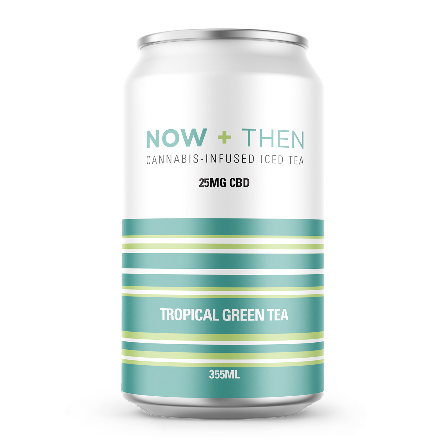 NOW + THEN BEVERAGES 25MG CBD - TROPICAL GREEN TEA