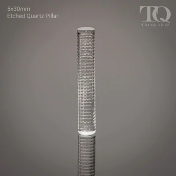 ETCHED QUARTZ PILLAR C 5X30MM - TRUQUARTZ