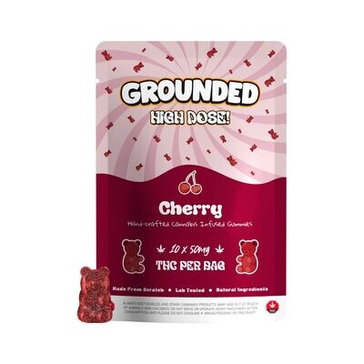 GROUNDED HIGH DOSE BEARS 500MG - CHERRY