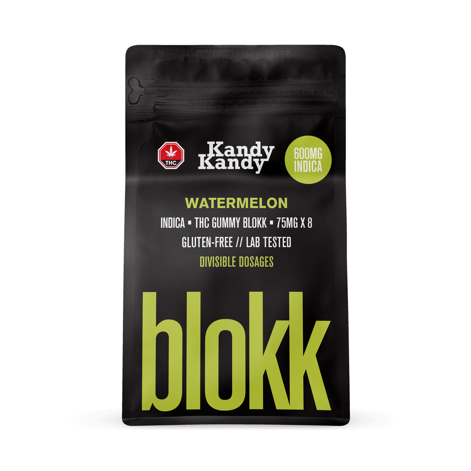 10 X KANDY KANDY - BLOKK - 600MG INDICA - WATERMELON