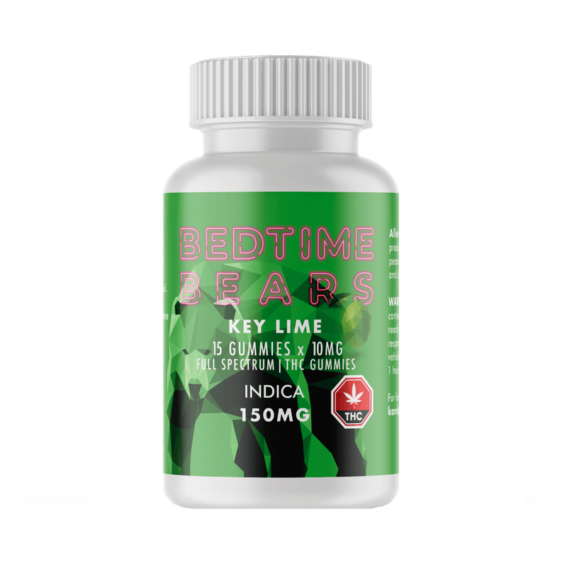 10 X KANDY KANDY - BEDTIME BEARS - KEY LIME - 150MG  - INDICA