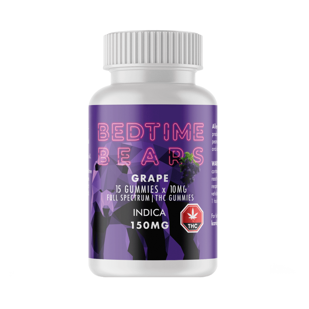 10 X KANDY KANDY - BEDTIME BEARS - GRAPE - 150MG  - INDICA
