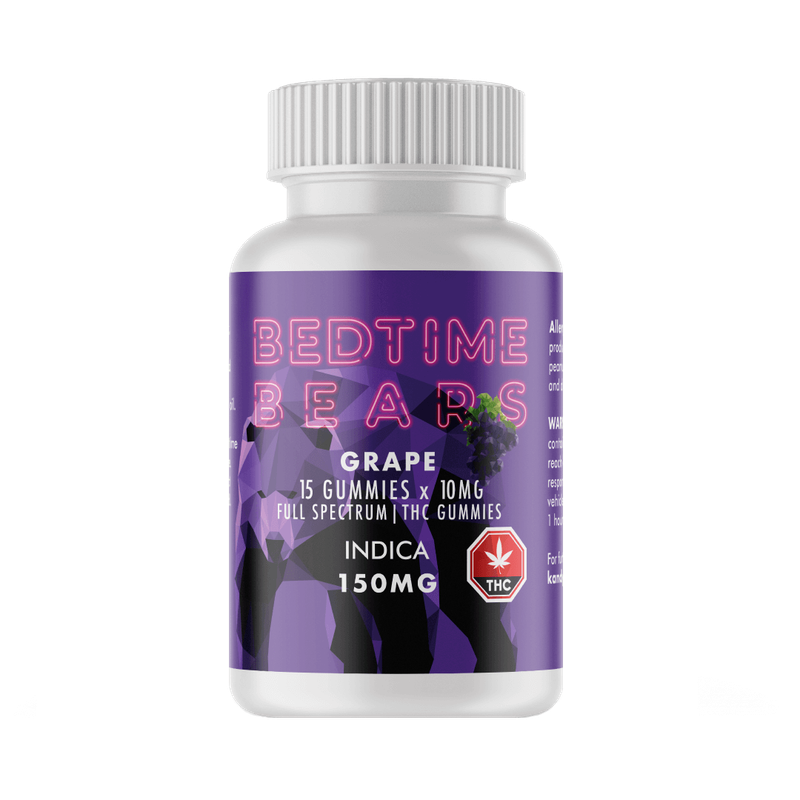 10 X KANDY KANDY - BEDTIME BEARS - GRAPE - 150MG  - INDICA