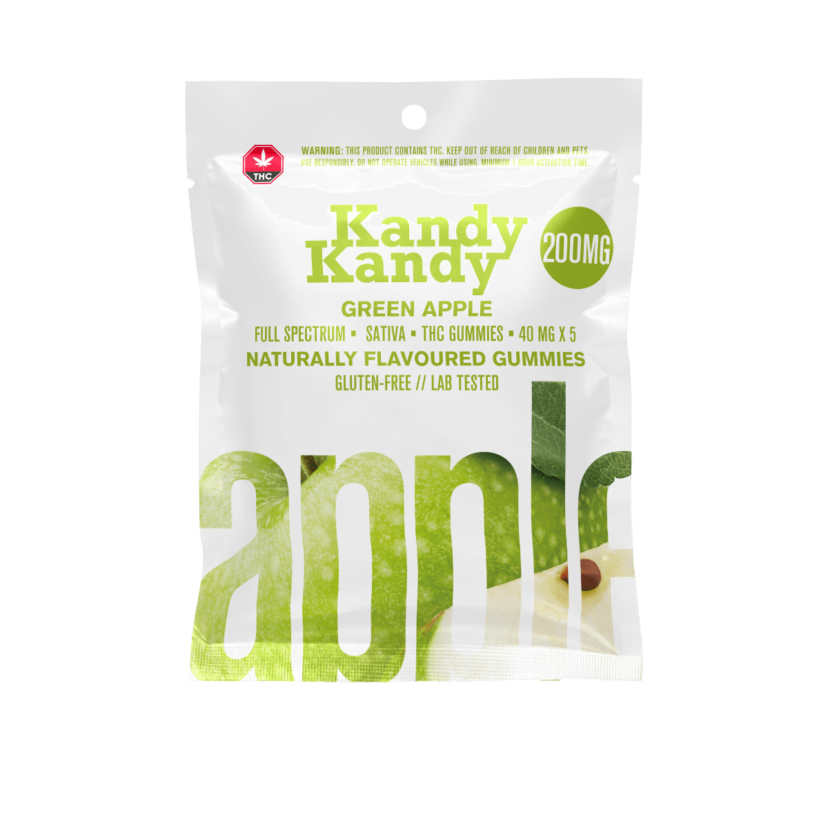10 X KANDY KANDY - FULL SPECTRUM - 150MG SATIVA - APPLE