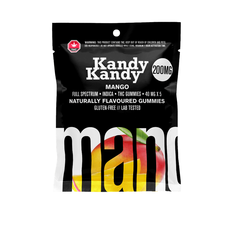 10 X KANDY KANDY - FULL SPECTRUM - 200MG INDICA - MANGO
